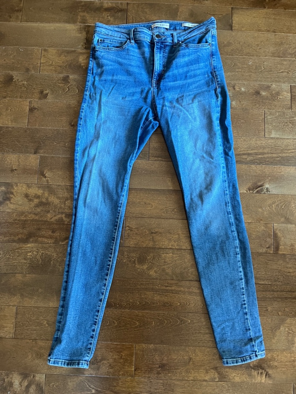 High Rise Women's Blue Skinny Jeans